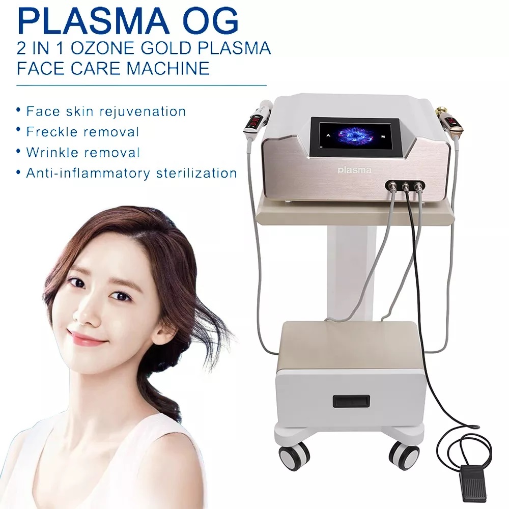 2 in 1 beauty equipment Face Lifting Machine Ozone Skin Tightening Freckle Removal fibroblast plasma pen anti aging device facial lift with two h-image-763751444