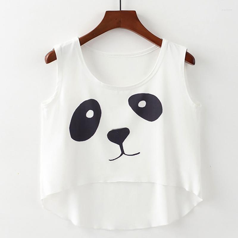 

Women's Tanks & Camis Cartoon Print Tank Top Women Asymmetry Vest Hedging Shirt Tops Mujer Camisetas Plus Size Debardeur Femme