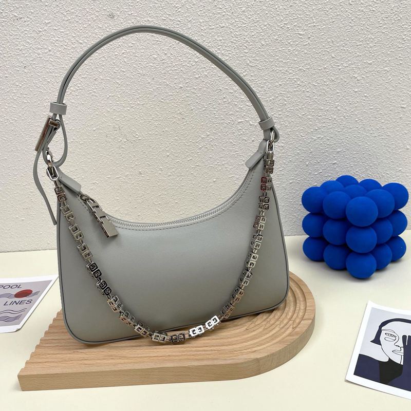 

Top Designer Bag Shoulder Bags Handbag Totes Women's Diagonal Bag Half Moon Leather Luxury Fashion Trends Three-dimensional Chains UnderarmBags Large Capacity 2022, Customize