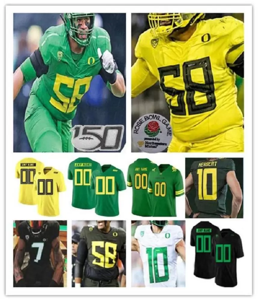 

College Oregon Ducks Jerseys Football Justin Herbert Mariota Noah Sewell Mycah Pittman Devon Williams Bryan Addison Kayvon Thibodea, Colour 2