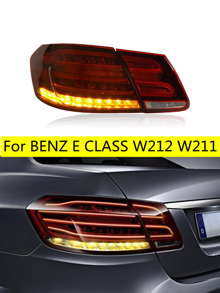 

Car Rear Lights For W212 W211 LED Tail Light 2009-16 E200 E300 Reverse+ Brake+Stream Turn Signal Running Lamp