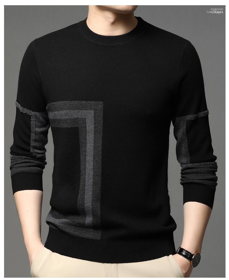

Men's Sweaters Autumn Sweater Crew Neck 2022 Trend Bottomed T-shirt With Wool Casual Thread1 Olga22, Bxwk8066 khaki