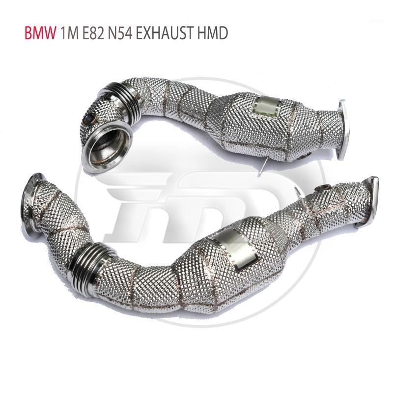 

Manifold & Parts HMD Exhaust System High Flow Performance Downpipe For 1M E82 N54 Car Accessories With Catalytic Converter