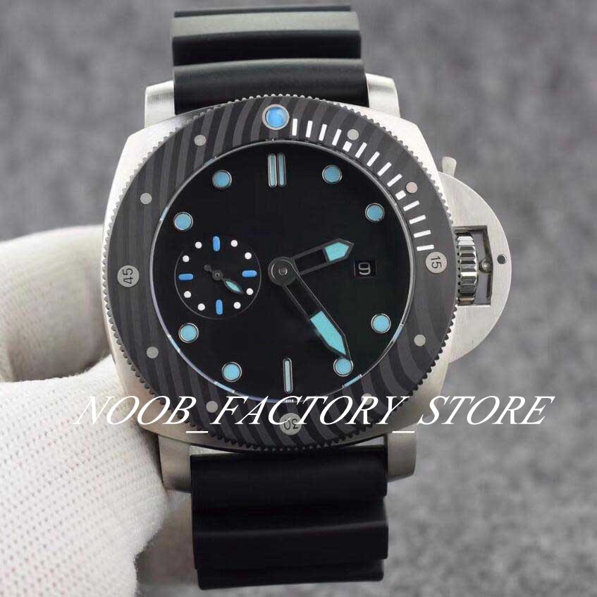 

Factory Sales Watch of Men Classic Serie 00799 Automatic Movement 47mm Men Watches Counterclockwise Rotating Bezel Case Black Rubber Strap Diving Wristwatch, 01