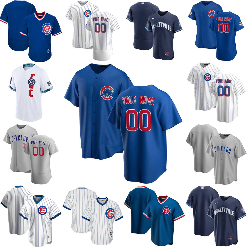 Baseball Jerseys Custom Jersey Chicago''cubs''Mens Women Youth 12 Kyle Schwarber 9 Javier Baez 17 Kris Bryant 44 Anthony Rizzo Baseball Jerseys