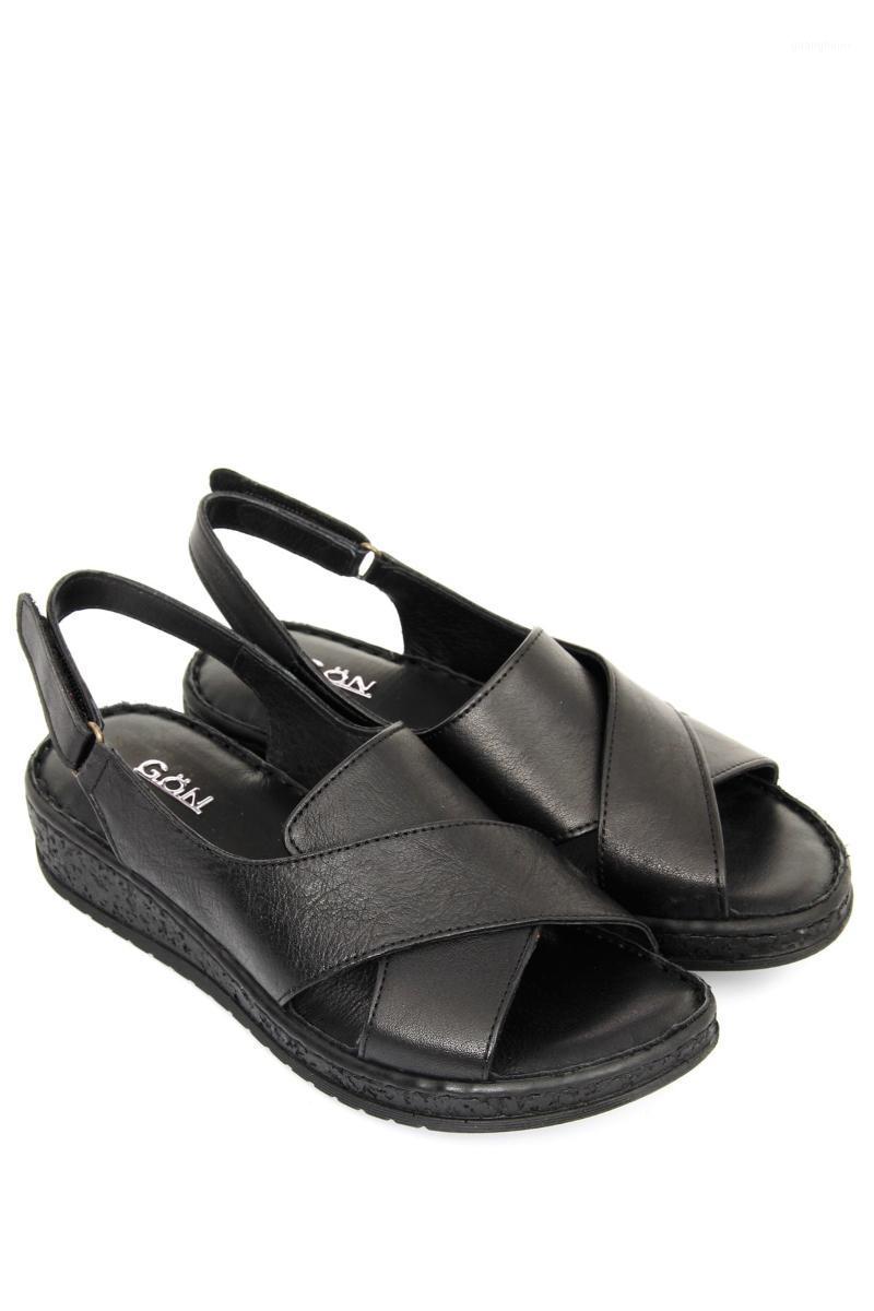

Sandals Referrable Genuine Leather Padding Outsole 45836, As pic