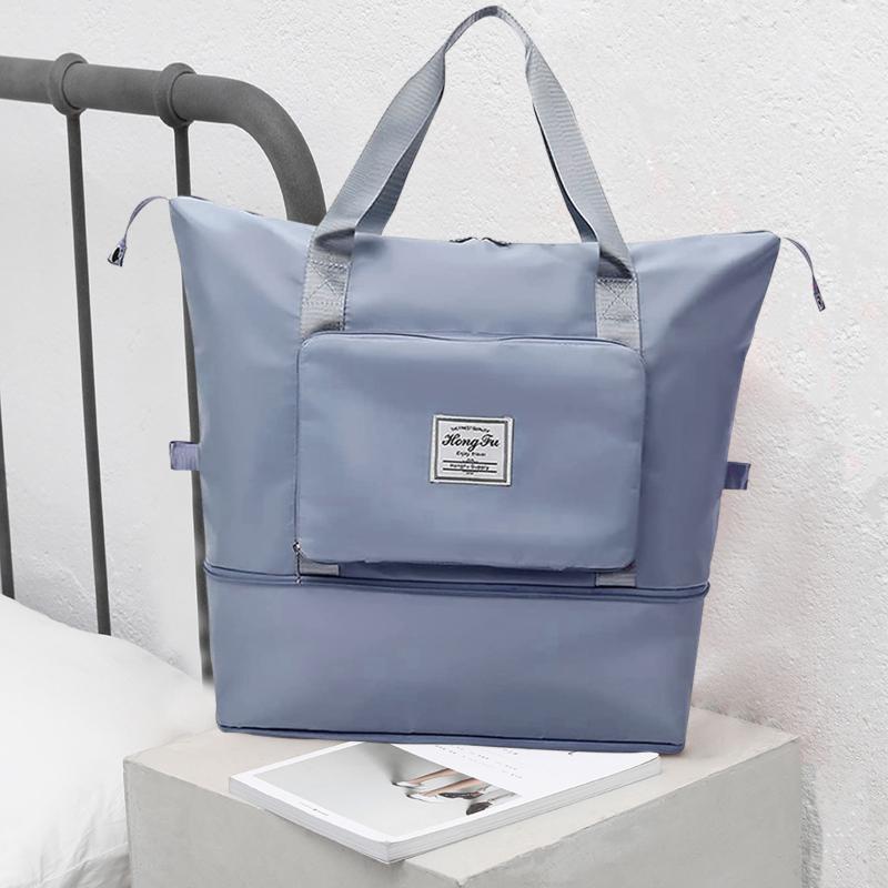 

Duffel Bags Fashion Women Patchwork Fitness Travel Shoulder Tote Bag Casual Ladies Handbags Large Capacity Luggage BagsDuffel, Style b