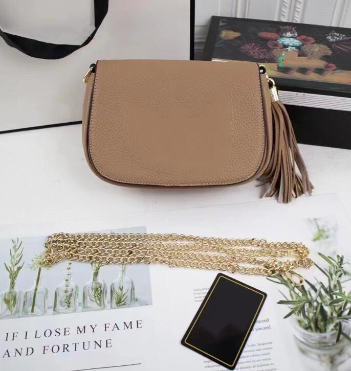 

M308364 Designers Tassel Bags Womens box saddle flip cover chain crossbody bag SOHO DisCOU leather Ladies Luxury samll shoulder cosmetic handbags Women Purse ZZ, Additional shipping fee