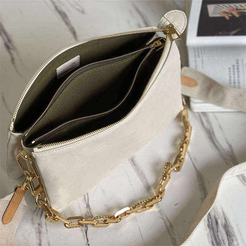 

Designer Shoulder bags Top quality Luxurys embossed puffy leather chain bag handbag fashion-forward shoulder bags cross-body with the strap, Black