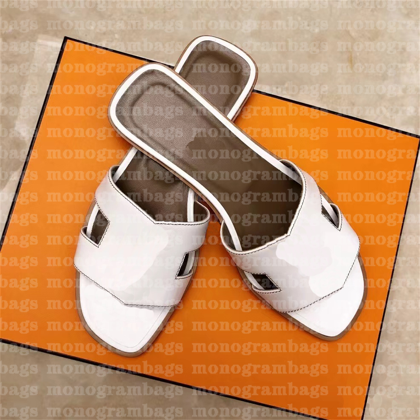 

Classics Slippers Woman Shoes Luxury Ladies Fashion Forward Luxurious Designer Sandals Indoor Purses Classic Flat Heel Vintage Slipper Monogrambags, Leave message for what you want