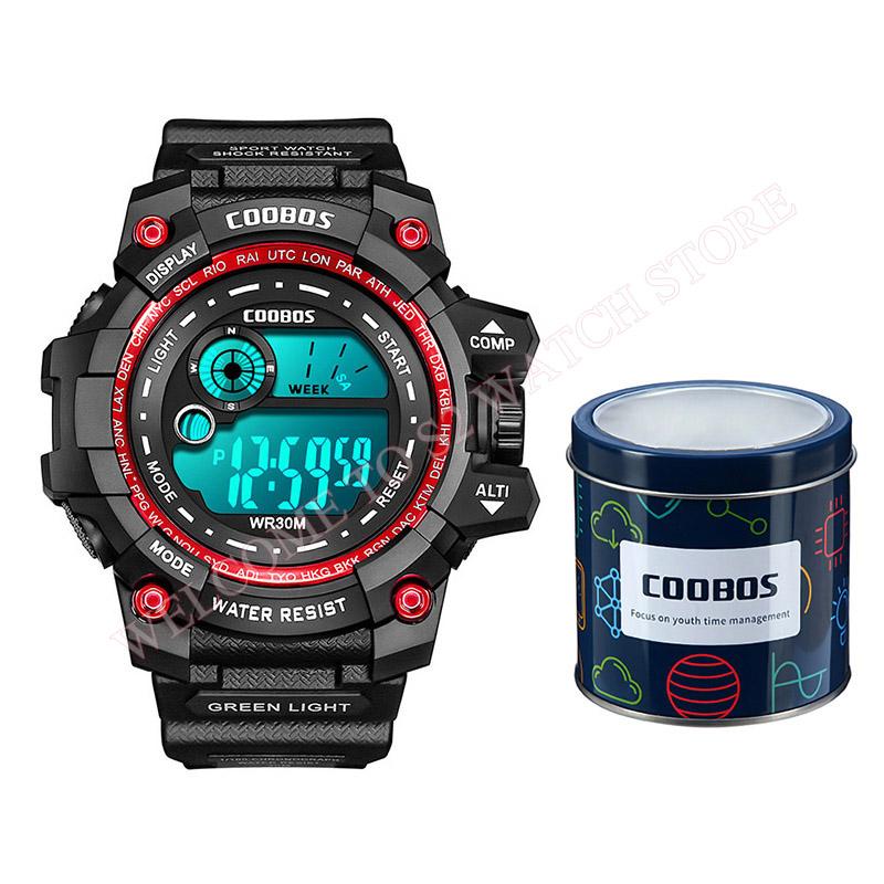 

Wristwatches Top Sport Watches Mens 2022 Luxury Multifunction Luminous Men Digital Watch Military Waterproof Clock Gift Reloj Para HombreWri, 1006 gold and box
