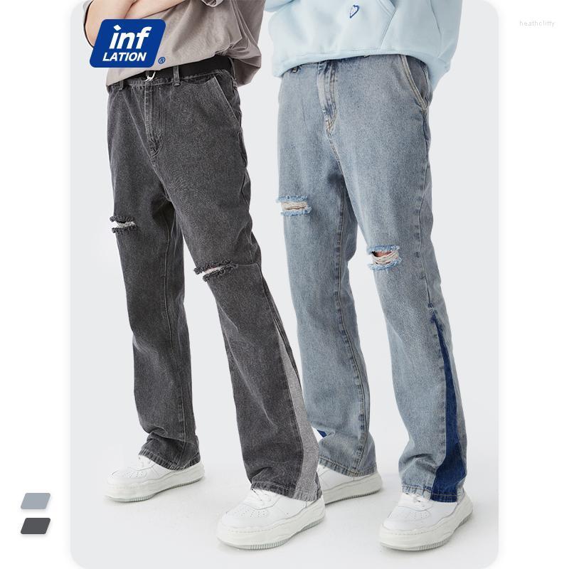

Men's Jeans Streetwear Style Bootcut Men's Black Unisex Blue Flare Denim Pants Men Vintage Washed Pant 13026WMen's Heat22