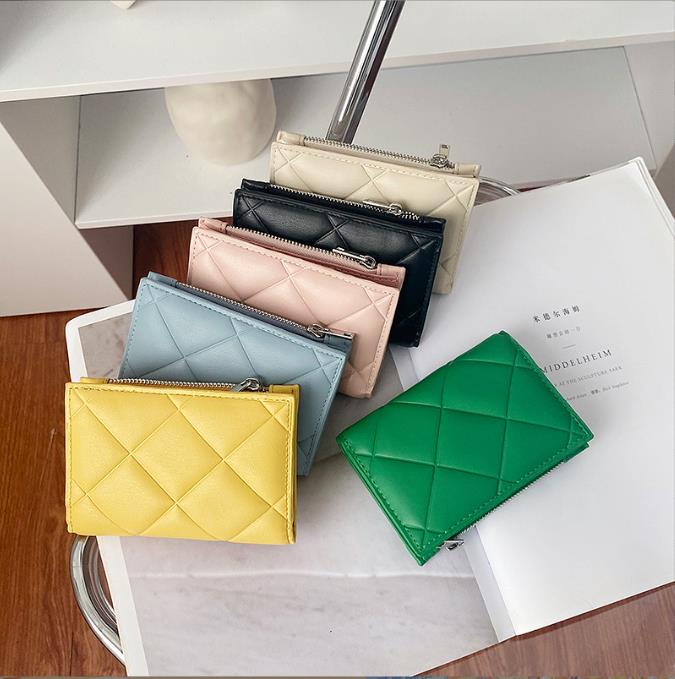 

Fashion short zero wallet women's candy color card bag, Customize