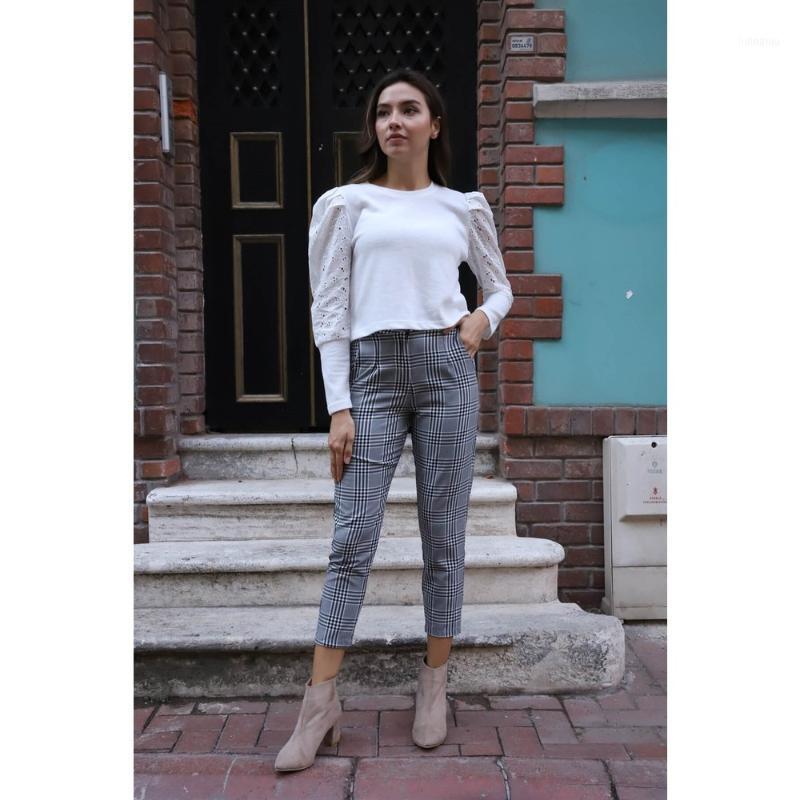 

Women' Blouses & Shirts Design Sleeve Blouse 2022 Fashion Autumn Season Trend Stylish White Cotton