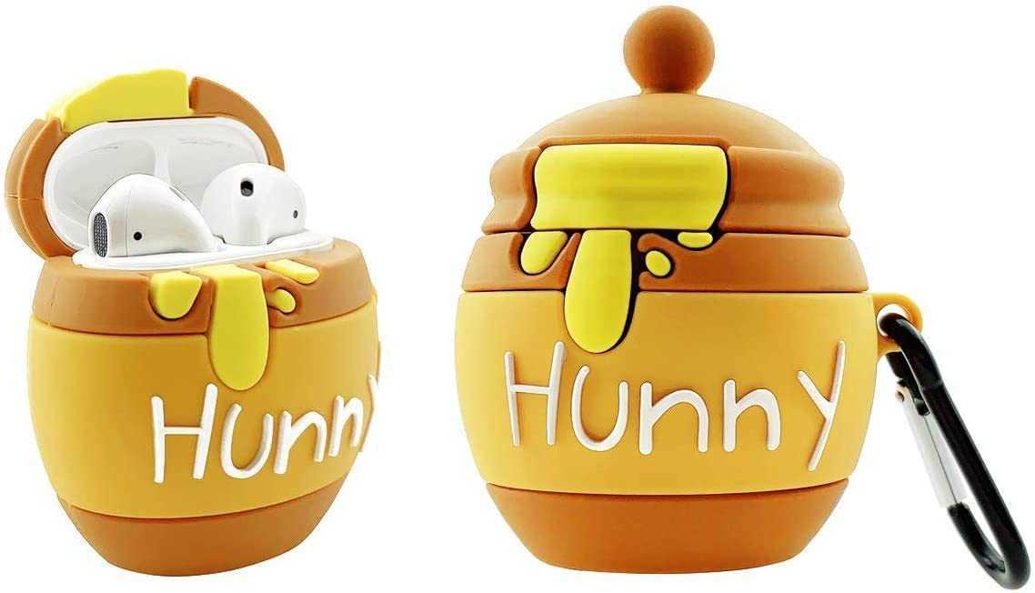 Case for Airpods 1&2 Case,silicone 3d Cute Funny Cartoon Food Character Kawaii Airpods Cover Shockproof Compatiable with Wireless