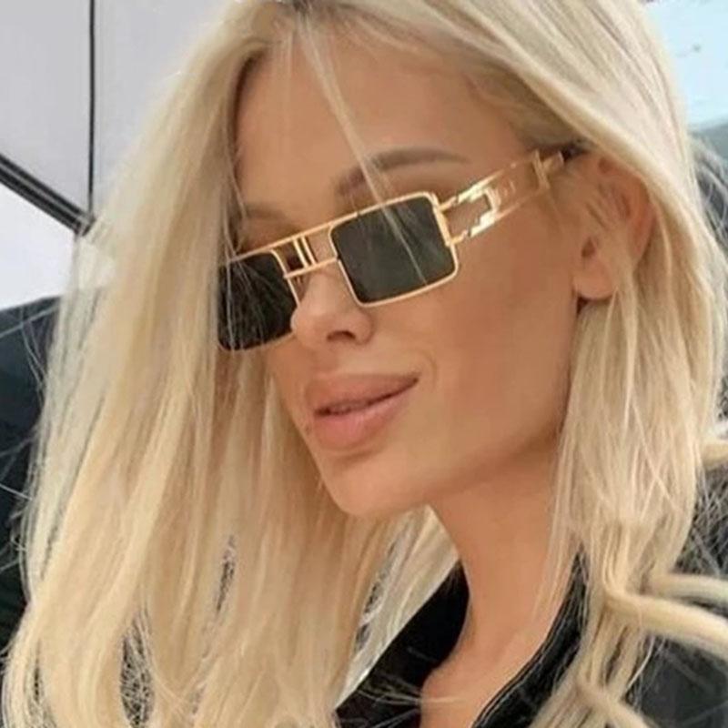 

Sunglasses Steampunk Square Women Men Sun Glasses Driving Brand Designer Punk Metal Frames UV400Sunglasses