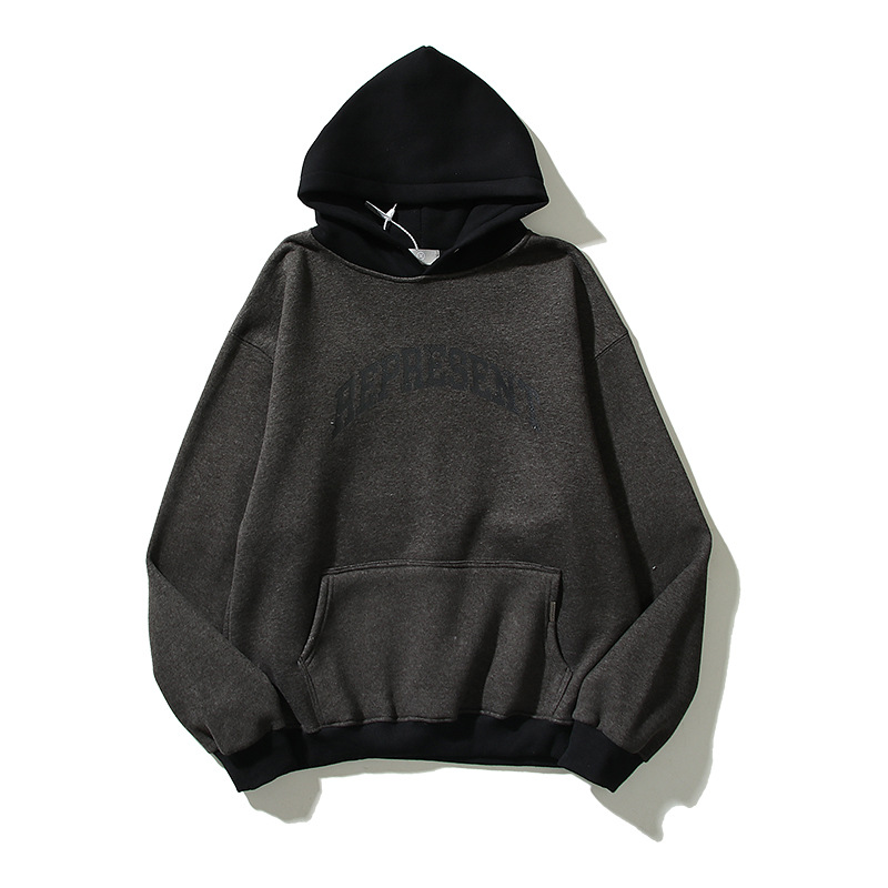Colorblock Sweats Vintage Hoodies Hommes Femmes Lettre Imprimer Pull Hoode Hip Hop Pulls