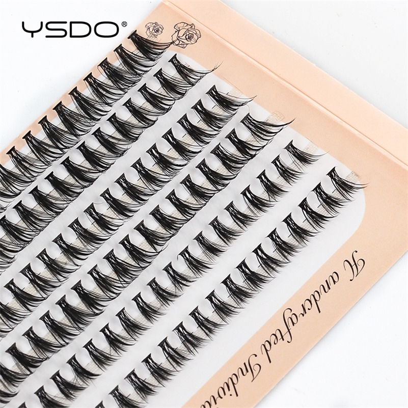 

6 Row 10D 20D 30D Lashes Cluster Eyelash Extension Natural Long Black 3D Volume Effect Faux Bunche Individual Makeup Cilias 220524