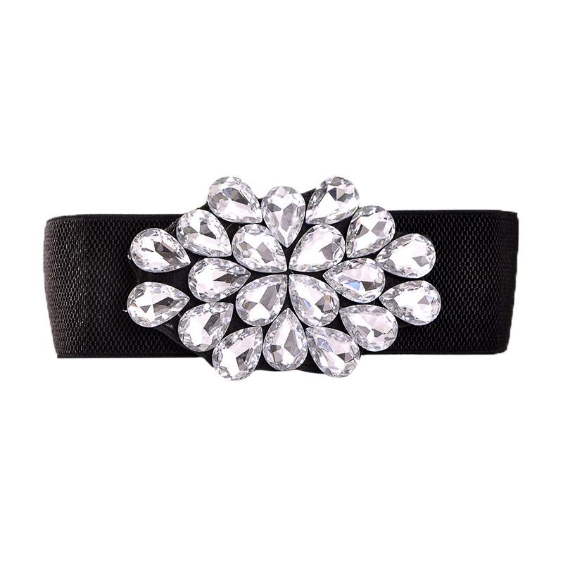 Ceintures Hongmioo 2022 Designer Femmes Avec Strass Pour Robe De Soirée Femmes Large Ceinture Élastique En Gros Et Au Détail