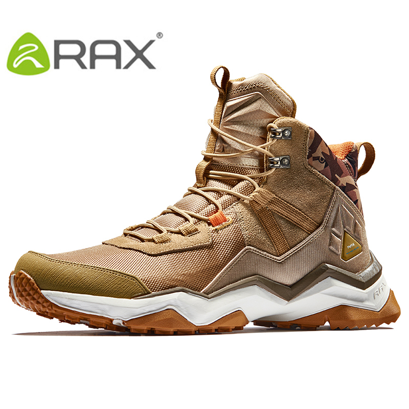 

RAX Winter Hiking Boots Men Waterproof Breathable Outdoor Sports Sneakers for Trekking Mountain Shoes Bigsize 220811, Carbon black 420