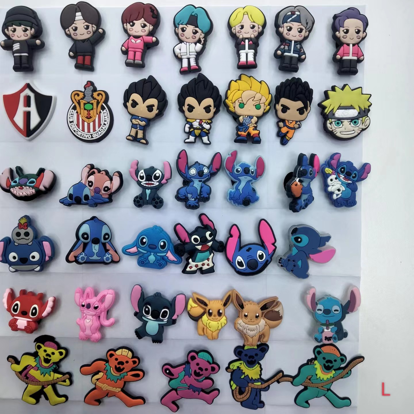 

Jurassic Dinosaur and anime dinosaur character shoe flower children's gift