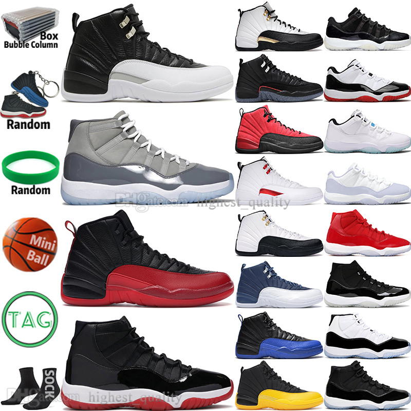 

Playoffs Royalty Taxi 12 12s Mens Basketball Shoes Cool Grey 11 11s 45 Concord Bred Legend Blue Gamma Flu Game Royal 72-10 Cap And Gown Men Sports Women Sneakers Trainers