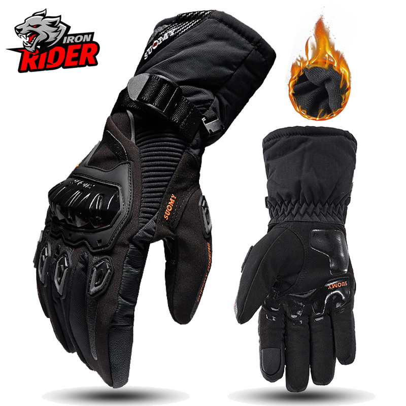 

Motorcycle Gloves Windproof Waterproof Guantes Men rbike Riding Touch Screen cross Winter 220812