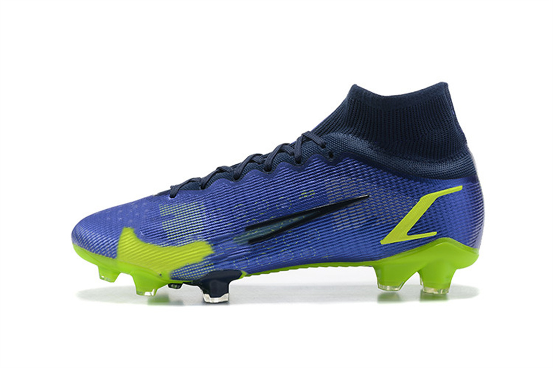 Chaussures Cheaps Designer Top Edition NK Assassin Superfly 8 FG Bleu Chaussures de football pour hommes