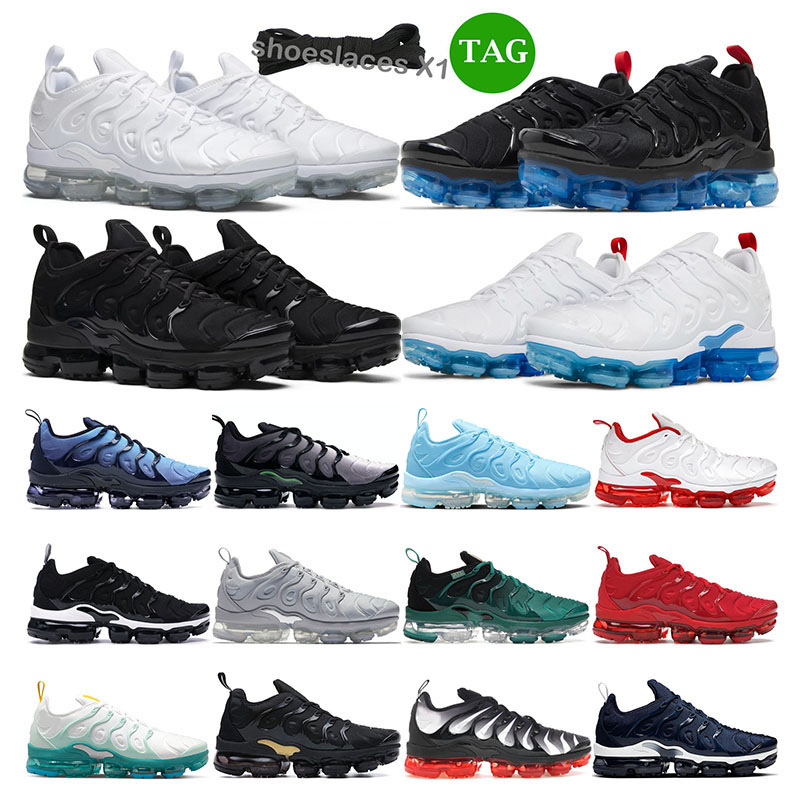 

designer running shoes tn plus men womens triple black white University Blue Tennis Ball Midnight Navy Grape sports sneakers trainers, 30