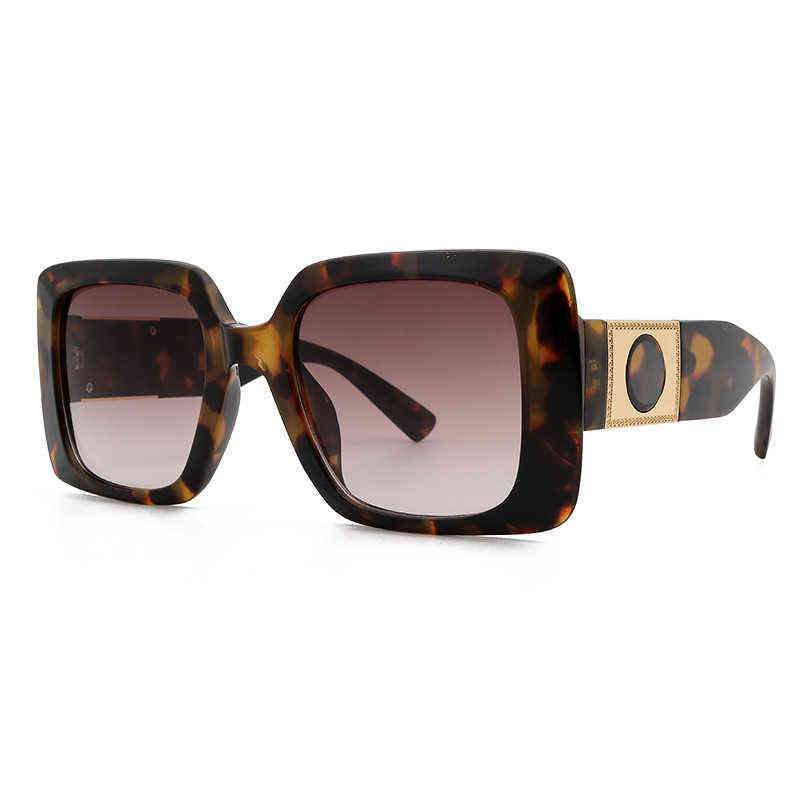 

Sun glass new fashion modern large frame square Sunglasses Women's Sunglasses