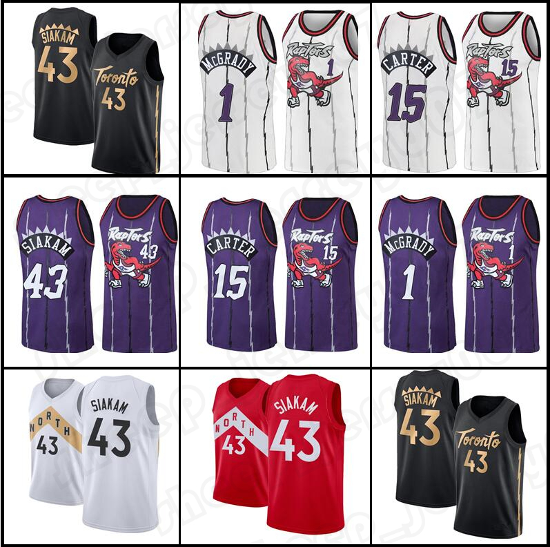

Torontos Vince 15 Carter Raptores Jersey Tracy 1 McGrady White Purple Retro Basketball Pascal 43 Siakam Houstons Rocket 34 Hakeem Olajuwon Mens jerseys -XXL, Men jersey