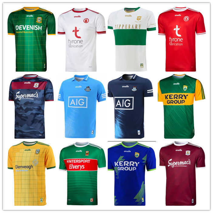 

2021 GAA Rugby Jersey KERRY TYRONE MAYO CORK MEATH GALWAY Dublin Ath Cliath GAILLIMH TIPPERARY CIOBRAIO ARANN Rugby Jerseys ISHIRTS