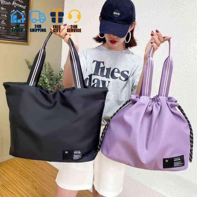 

in Stock Fashion Travel Bag Women Large Fitness Tote Handbag Oxford Waterproof Shoulder Bag Female Weekend Gym Yoga Bag 220613, A5