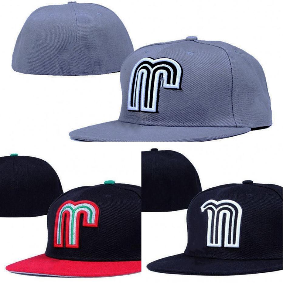 

Whole Mix Order Mexico All Teams Men's Fitted Baseball Hats Caps Snapback286S, #2