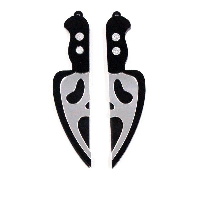 

Dangle & Chandelier 1pair Halloween For Earrings Acrylic Knife Ghost Skull Jewelry AccessoriesDangle ChandelierDangle