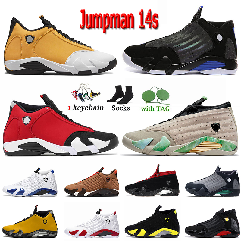 

Authentic Jumpman 14 14s Basketball Shoes Fashion Men Sneakers Ginger Alternate Thunder Particle Grey SE Black Gym Red Lipstick Fortune Hyper Royal Mens Trainers, B23 alternate thunder