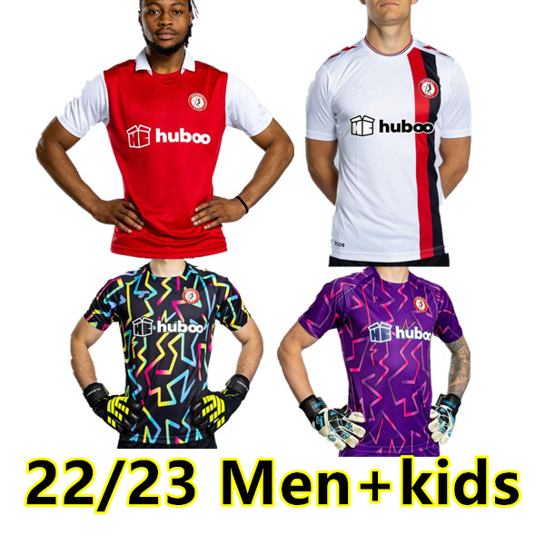 

22 23 Bristol City soccer jerseys The Robins PATERSON WELLS SEMENYO MARTIN WEIMANN Men Kids Kits full sets maillot de 2022 2023 goalkeeper kit football shirts, 22/23 home