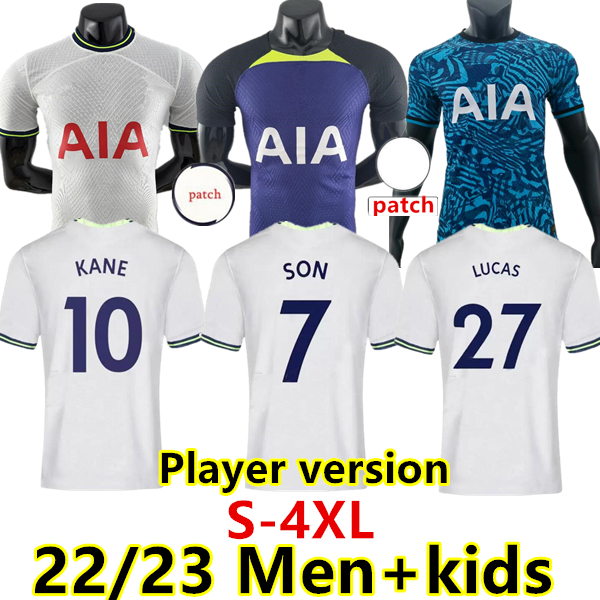 

22 23 KANE SON BERGWIJN NDOMBELE Soccer Jerseys 2022 2023 KULUSEVSKI fans Player version DELE jersey woman Football shirt LO CELSO Morgan BALE LAMELA LUCAS HOJBJERG, 22/23 3rd