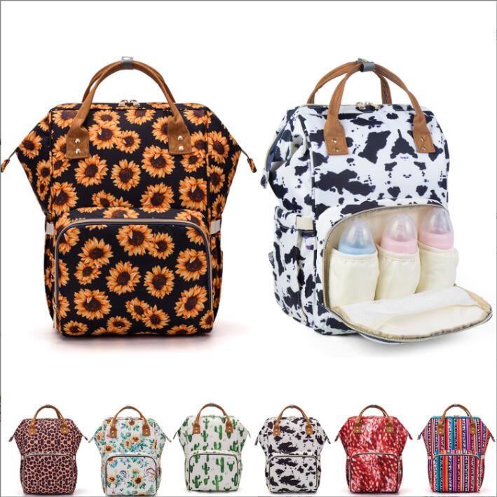 Couches Sacs à couches Sacs à main Designer Maman Sac à dos Haute capacité Mère Sacs à dos de maternité Mode Sac de voyage en plein air Organisat