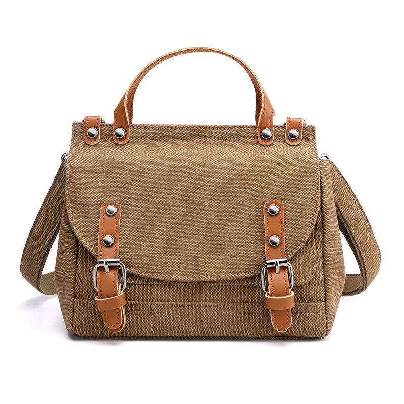 

Evening Bags Women Small Crossbody Fashion Canvas Handbag 2022 Messenger Bag Vintage Solid Shoulder Tote For Female Lady GirlEvening, Beige
