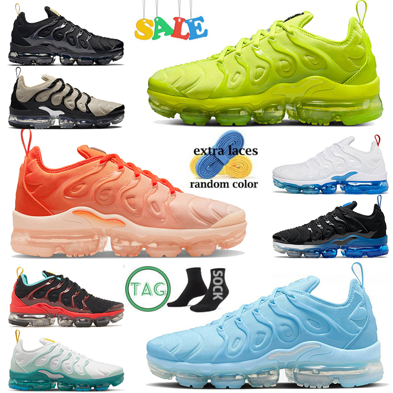 

2022 5A-high quality running shoes tn plus men womens for triple black white University Blue Tennis Ball Stained Glass Since 1972 sports sneakers trainers with socks, A#40 36-40 pastel