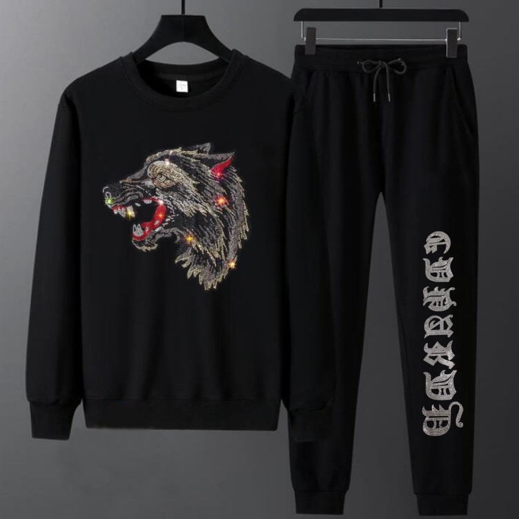 

Autumn man Tracksuit comfortable men's O neck fashion youth outfit, As shown