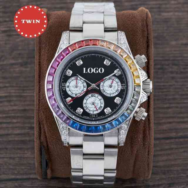 

Luxury Classic 40mm 904 Steel 7750 Timing Movement 116599 Sapphire Mirror Waterproof Diamond Crystal Luminous Watch