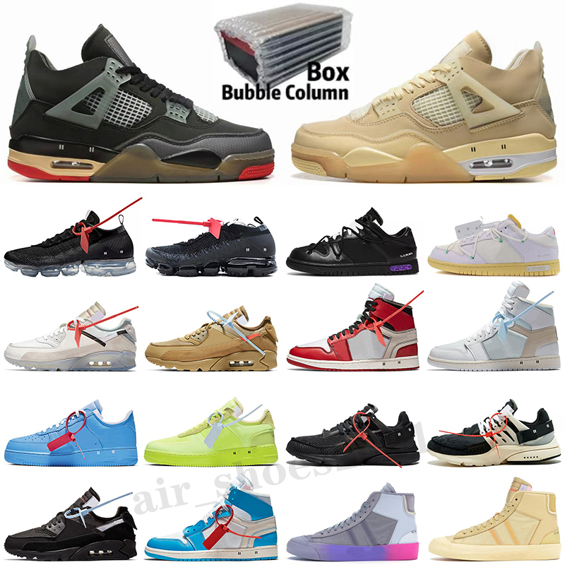 

Running Shoes Off prestos white mac volt green black fly racer Chaussures designer Zapatos Triple Black Casual Mens size 36-45, Color 4