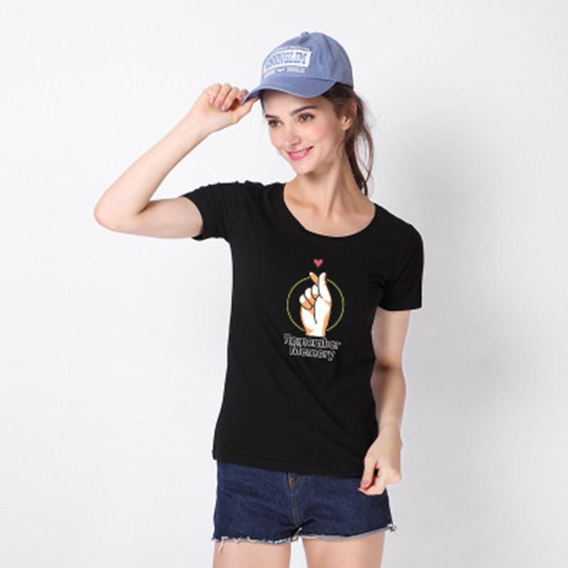 

Women' T-Shirt Short-Sleeved Women Spring And Summer Models Slim O-Neck Students Style Half-Sleeved Wild FemaleWomen, 03