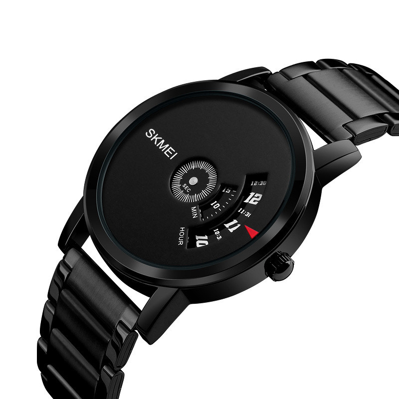 

Men's Skeleton Unscaled Simple Quartz Watch Wristwatches montre de luxe gifts, Color 1