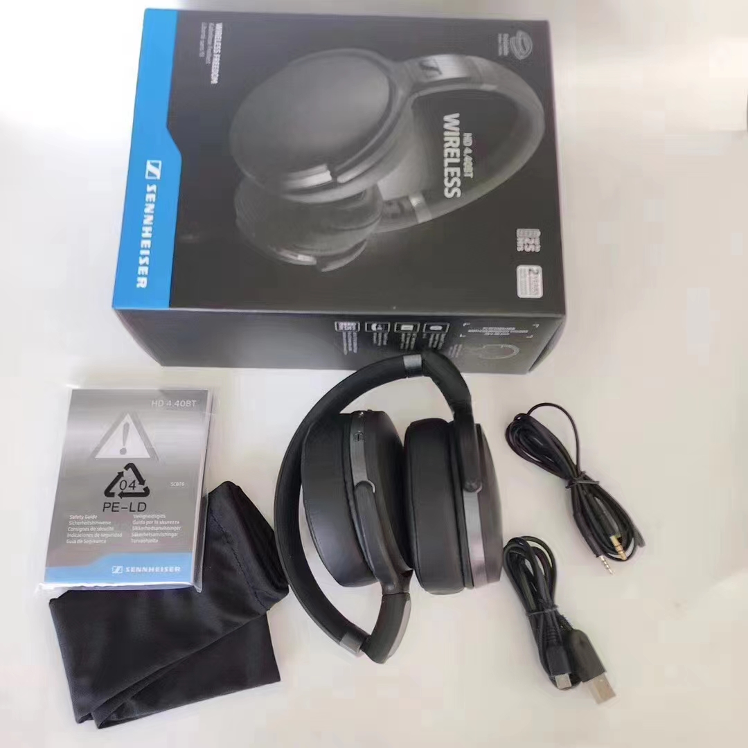 

NEW Sennheiser HD 4.40 BT earphones monitoring Bluetooth Earphones Wireless Headphones subwoofer noise-cancelling HIFI earbuds headset With retail packaging, Hd 4.40bt black