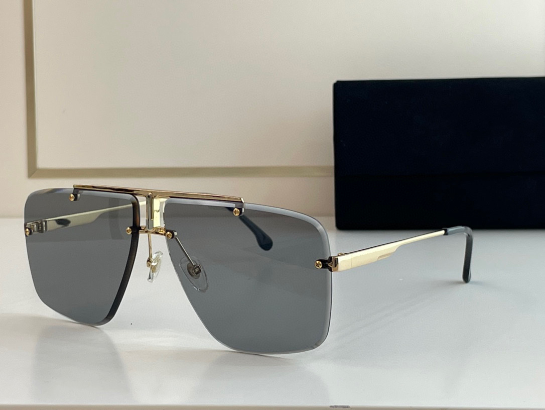 Summer Sunglasses For Men Women 8112 Style Anti-Ultraviolet Retro Plate Frameless Fashion Eyeglasses Random Box