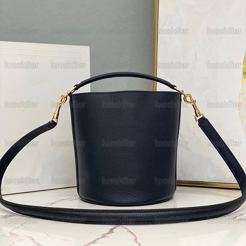 

5A sangle bucket Wide Strap Shoulder Tote Tote Commuter Bag triomphe designer high quality cowhide women handbags, Customize