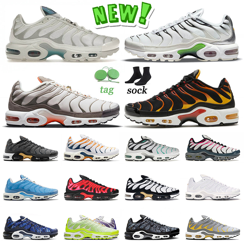 

New Arrival TN Plus SE Running Shoes Mens Women Metallic Teal Neon Green First Use Reverse Sunset Metallic Gold Hyper Jade Fire Red Outdoor Sports Tuned Sneakers 36-46, C29 fade blue hero volt 40-46